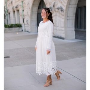 White Dainty Jewells Dress